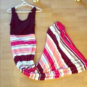 Stitch Fix Cross-Back Colored Maxi Dress